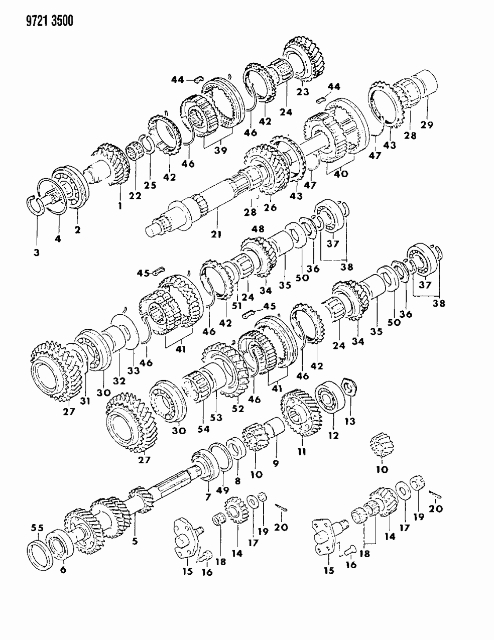 Mopar MD733091 SYNCH-Gear,M/T Main Shaft