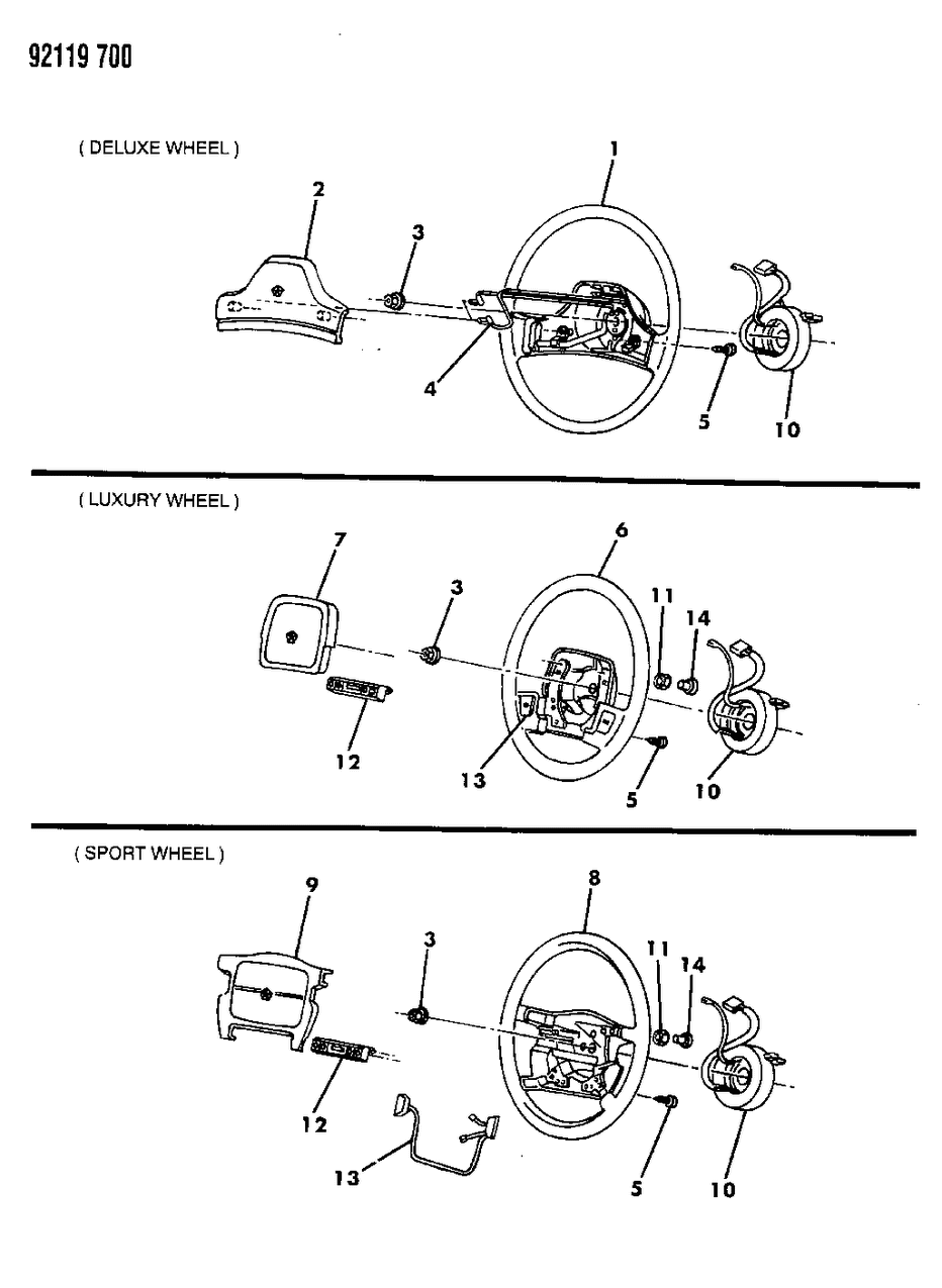 Mopar EL40KV8 Driver Sport Air Bag