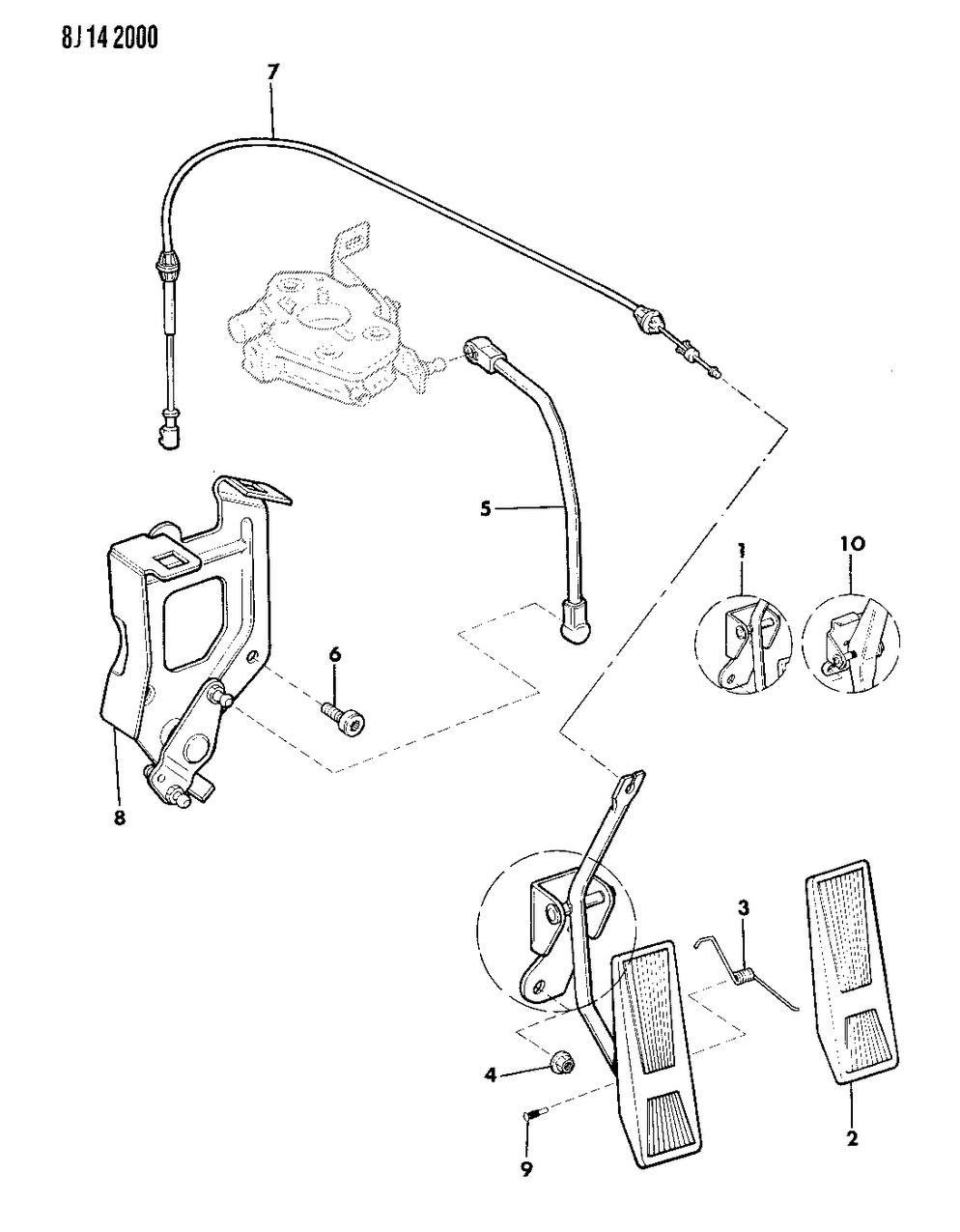 Mopar 53005315 Link-Throttle Body To BELLCRANK