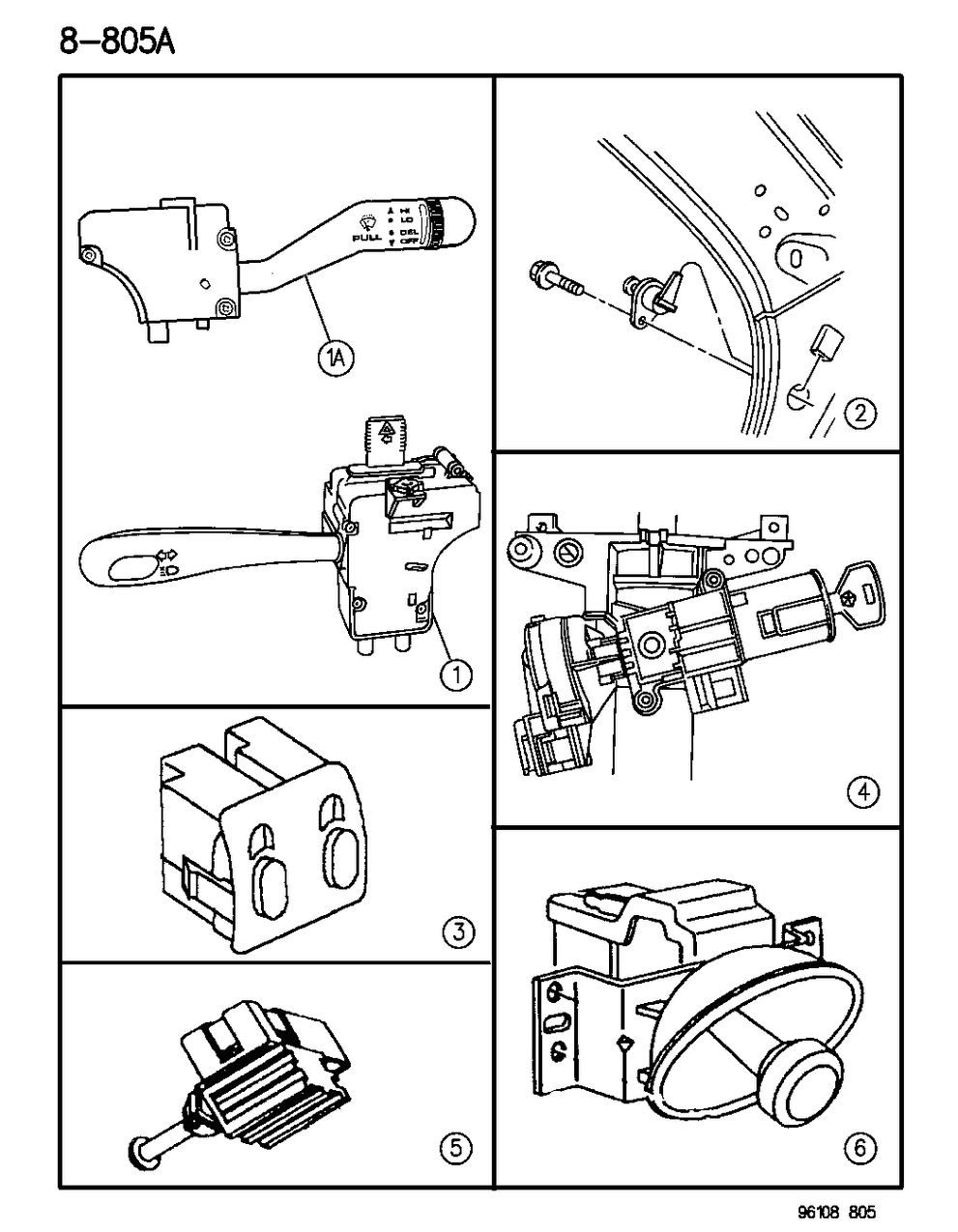 Mopar 4793191 Switch-1 Gang