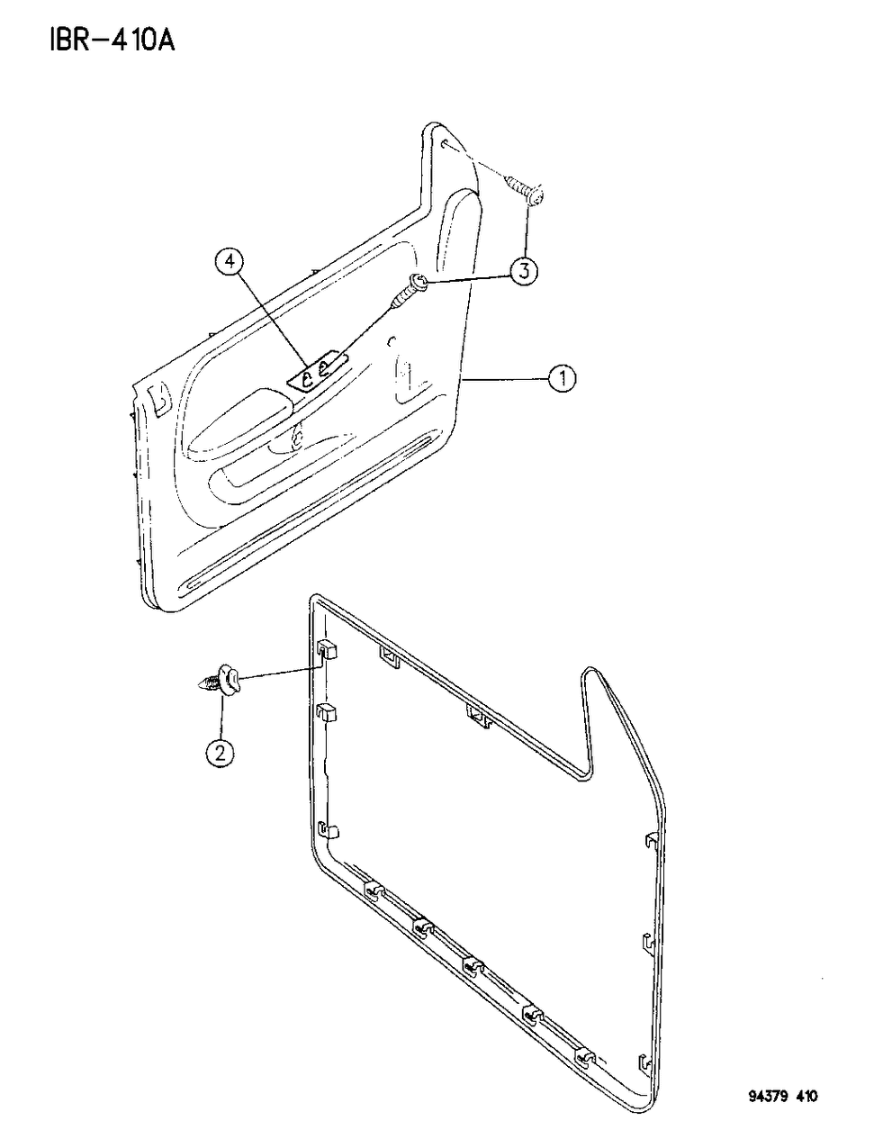 Mopar MJ97PB7 Panel-Assembly - Front Door Trim