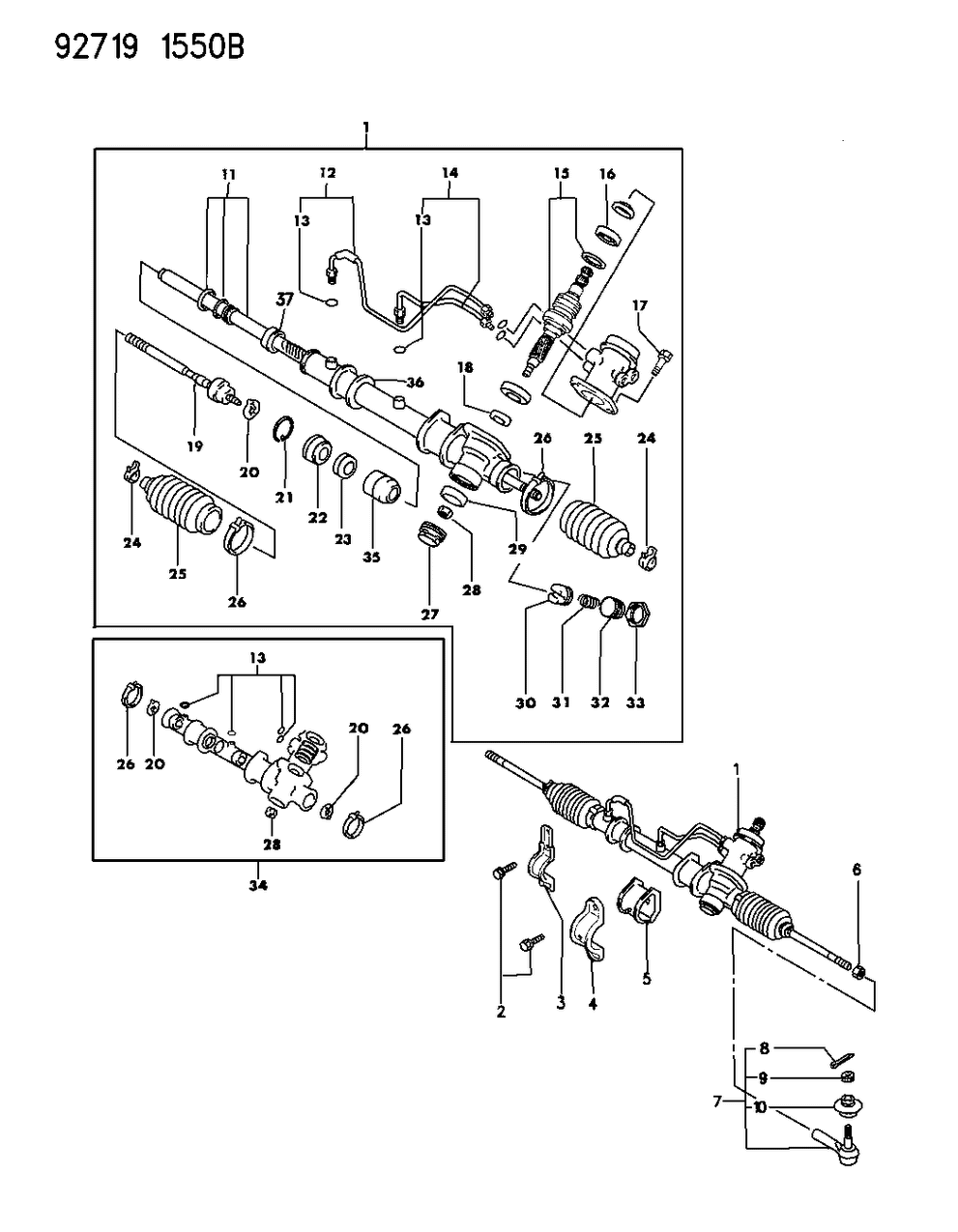 Mopar MB910963 O Ring-Steering Gear