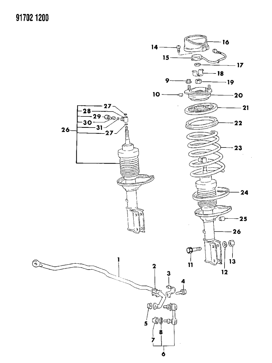 Mopar MB518149 INSULATOR Front Suspension Spring