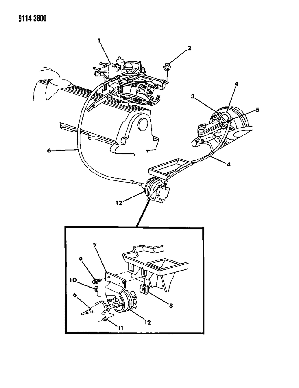 Mopar 4324388 Cable