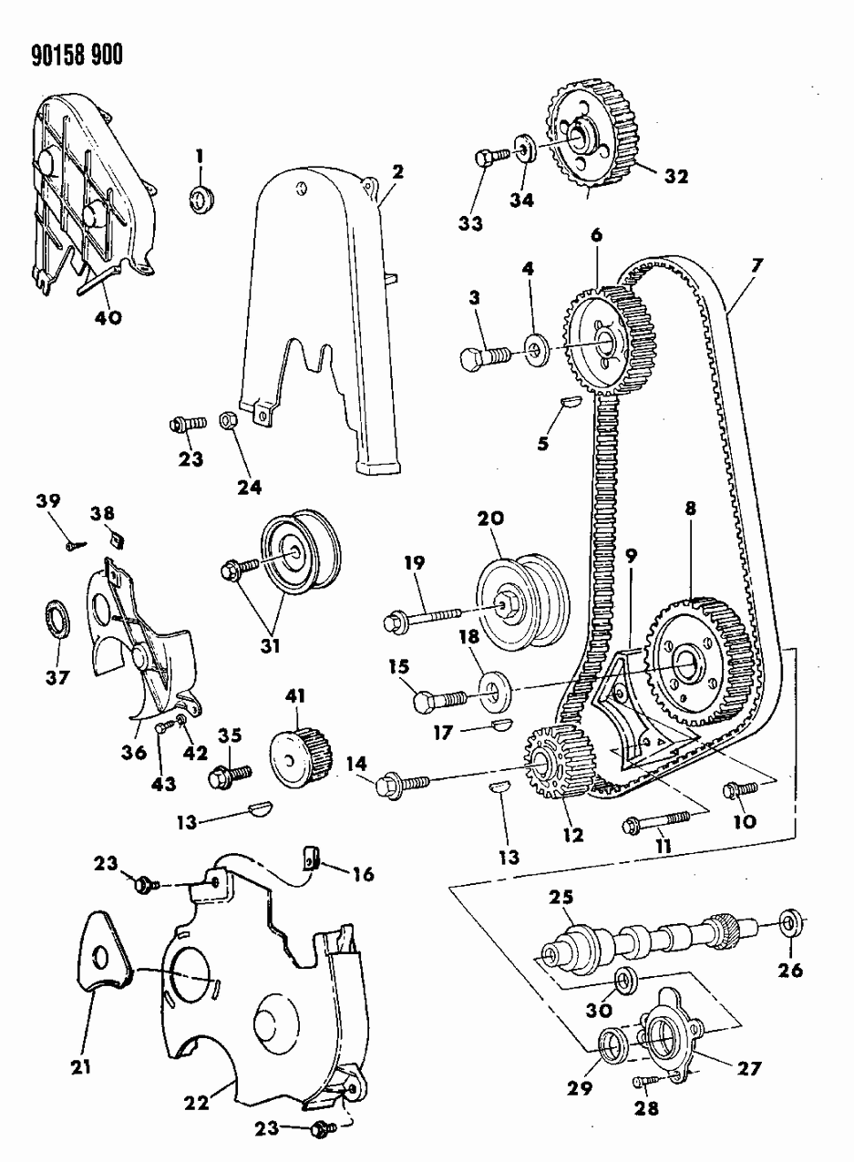 Mopar TB000153 Belt-Timing