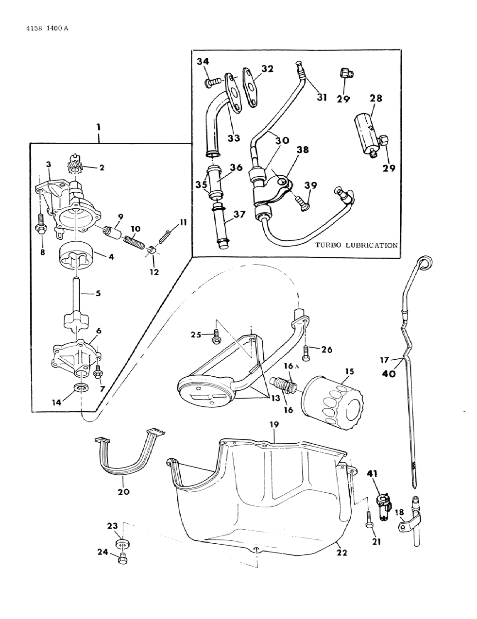 Mopar 4105457 Hose-TURBOCHARGER Oil DRAINBACK