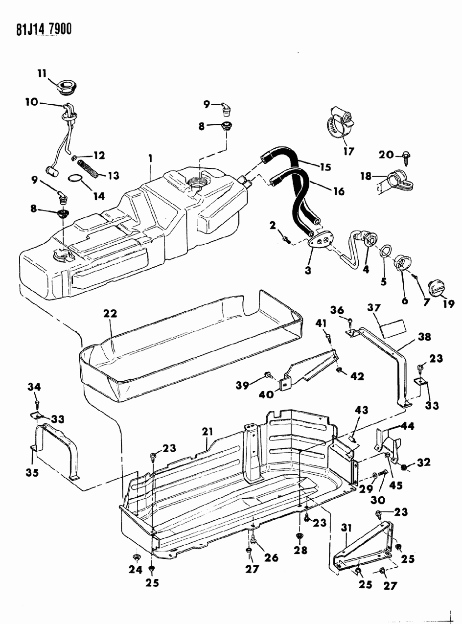 Mopar J5350897 Fuel Lock