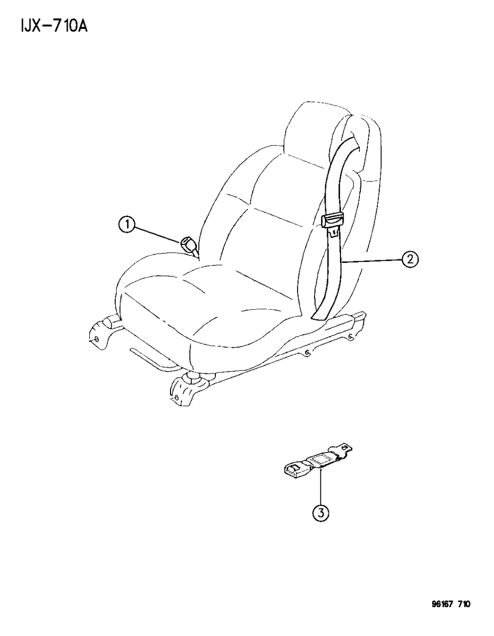 Mopar PW61SC1 Front Outer