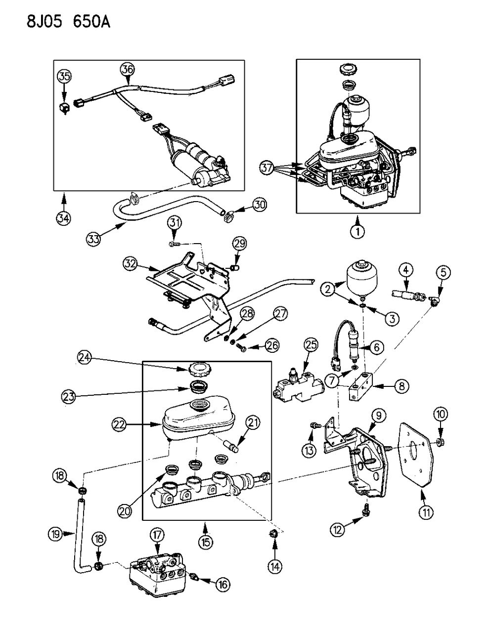 Mopar 52007844 Hose-Abs High Pressure