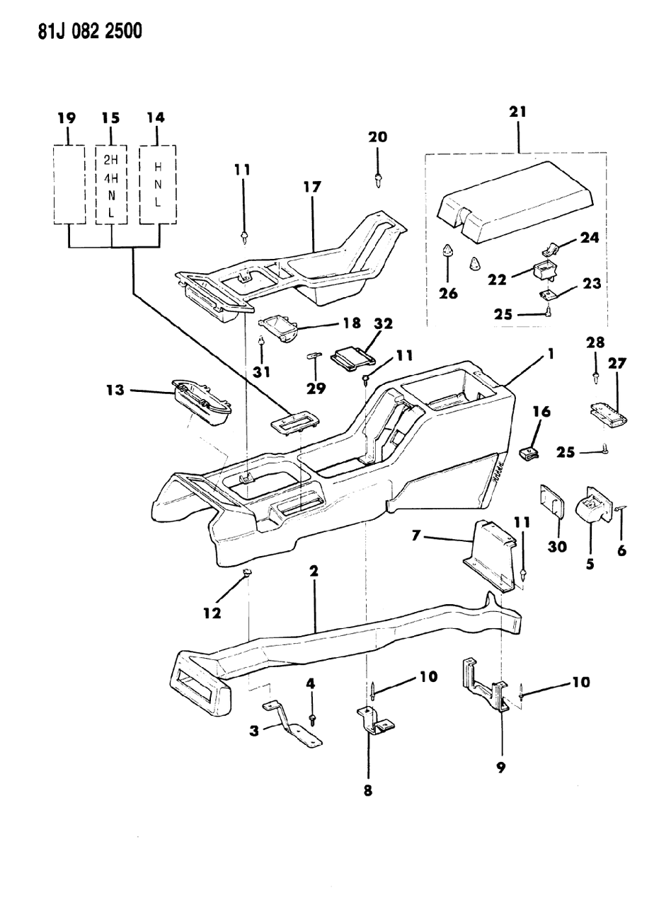 Mopar 53000812 Bracket Floor Pan