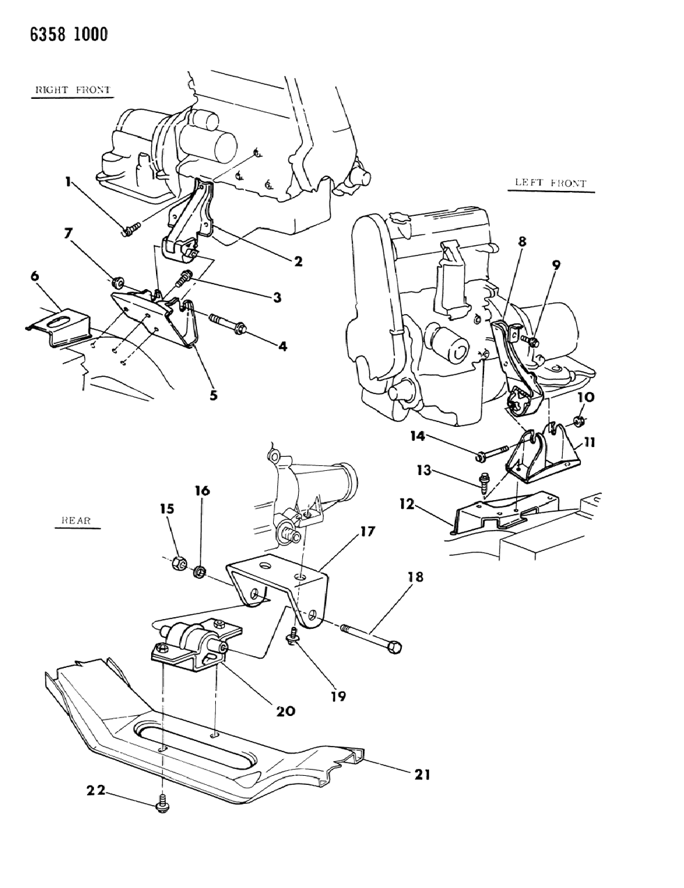 Mopar 6033137 Insulation Pkg Engine MOUN