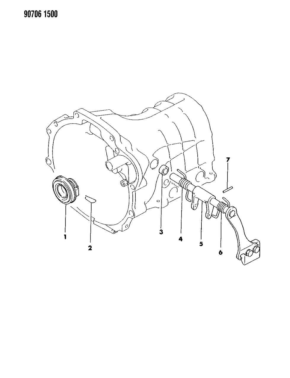 Mopar MD731448 Shaft-W/FORK,Clutch Release