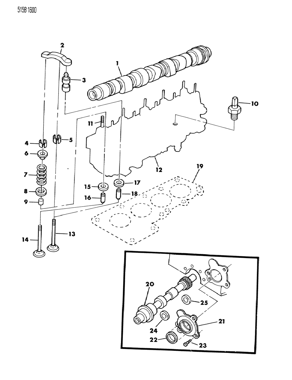 Mopar 4201349 Lock-Valve Spring Ret Int