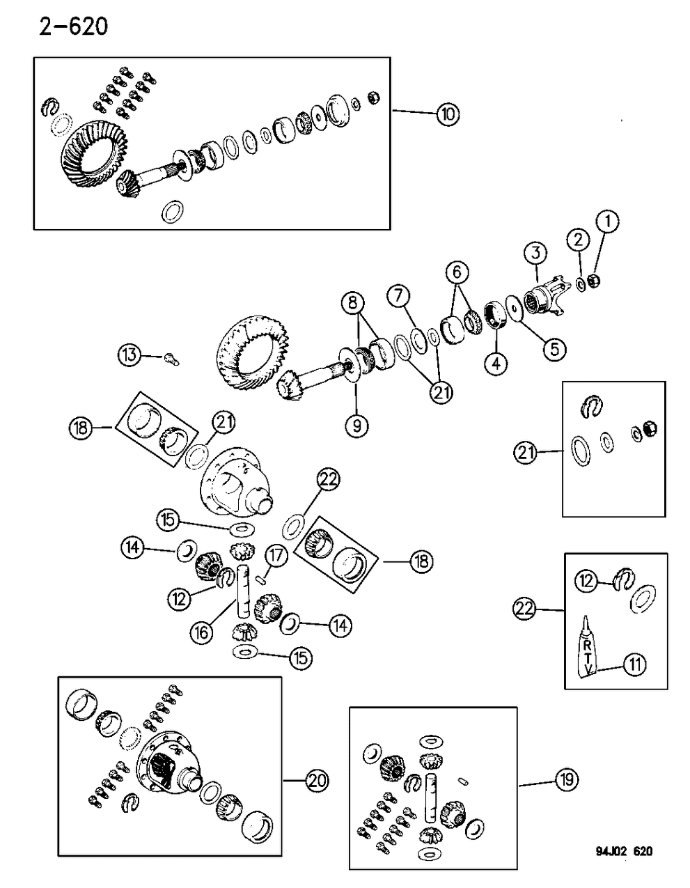 Mopar 4741015 Gear Set-Ring And PINION