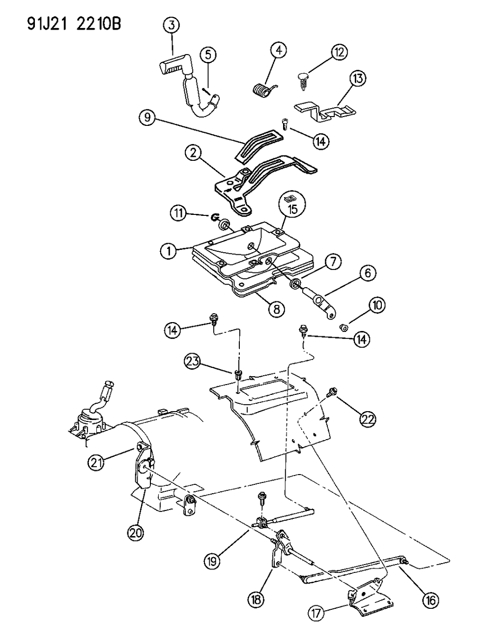 Mopar 52077509 Bracket Torque Shaft