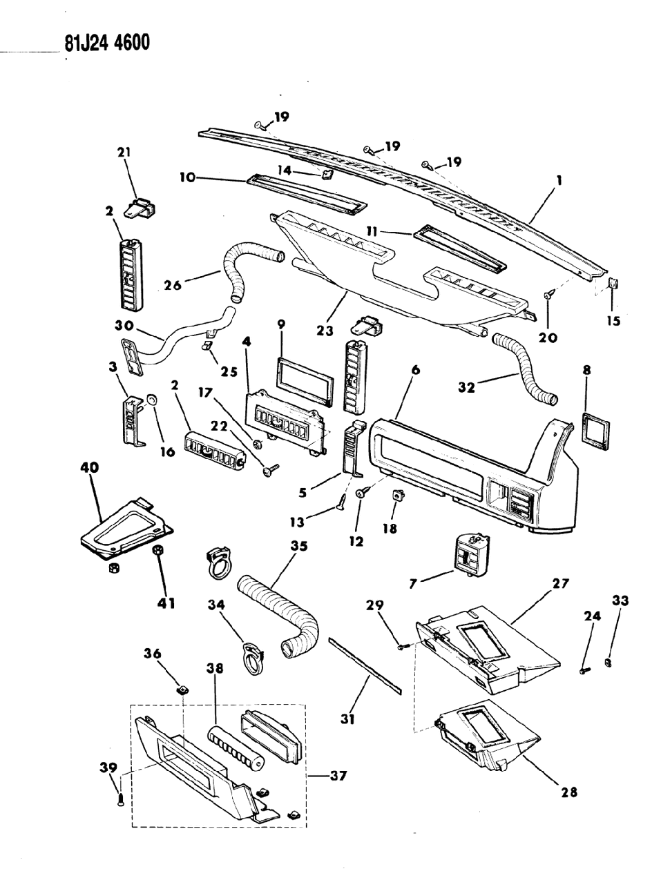 Mopar 56000584 Duct-Assembly Floor Heat