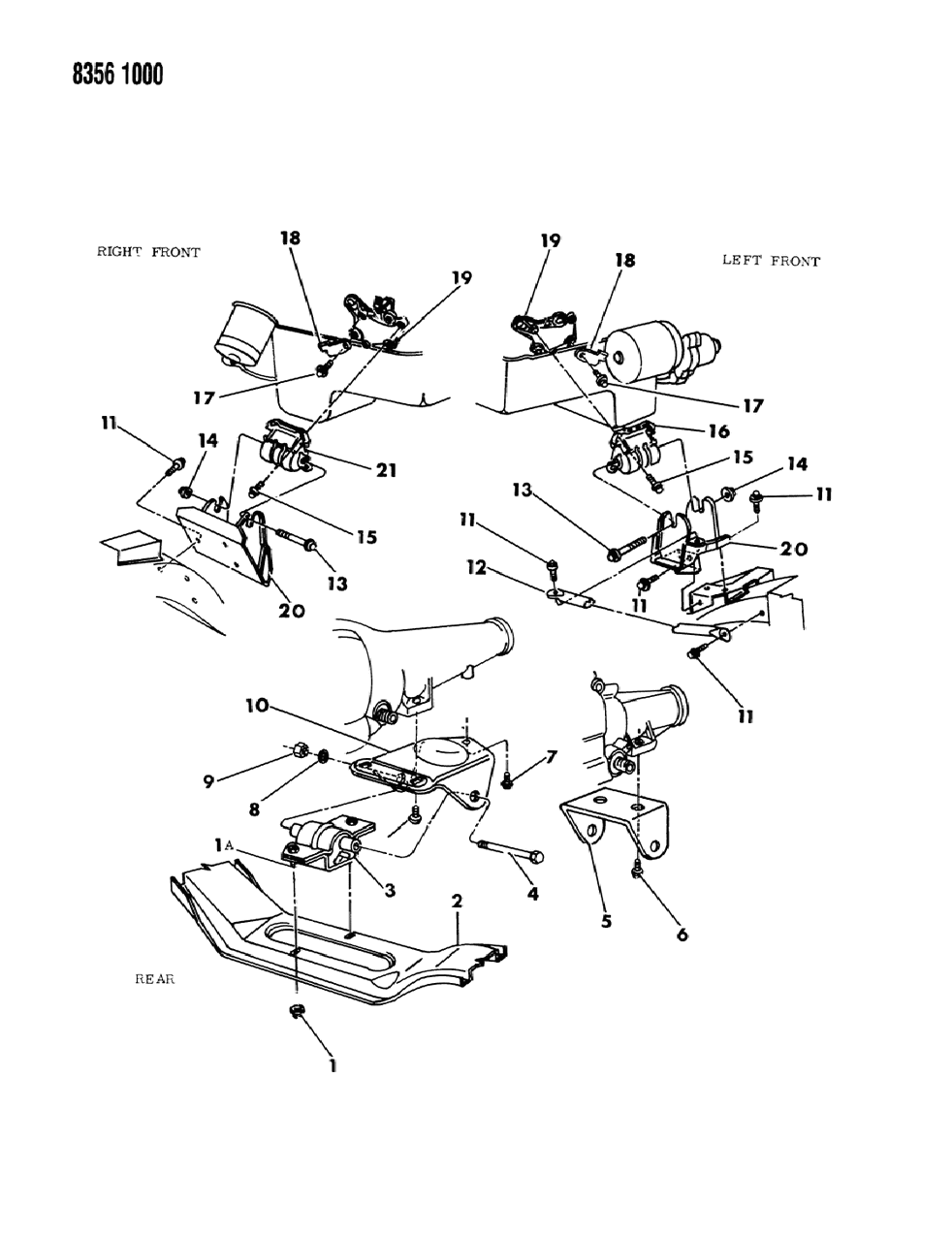 Mopar 4412194 Bracket Engine INSULATORTO C