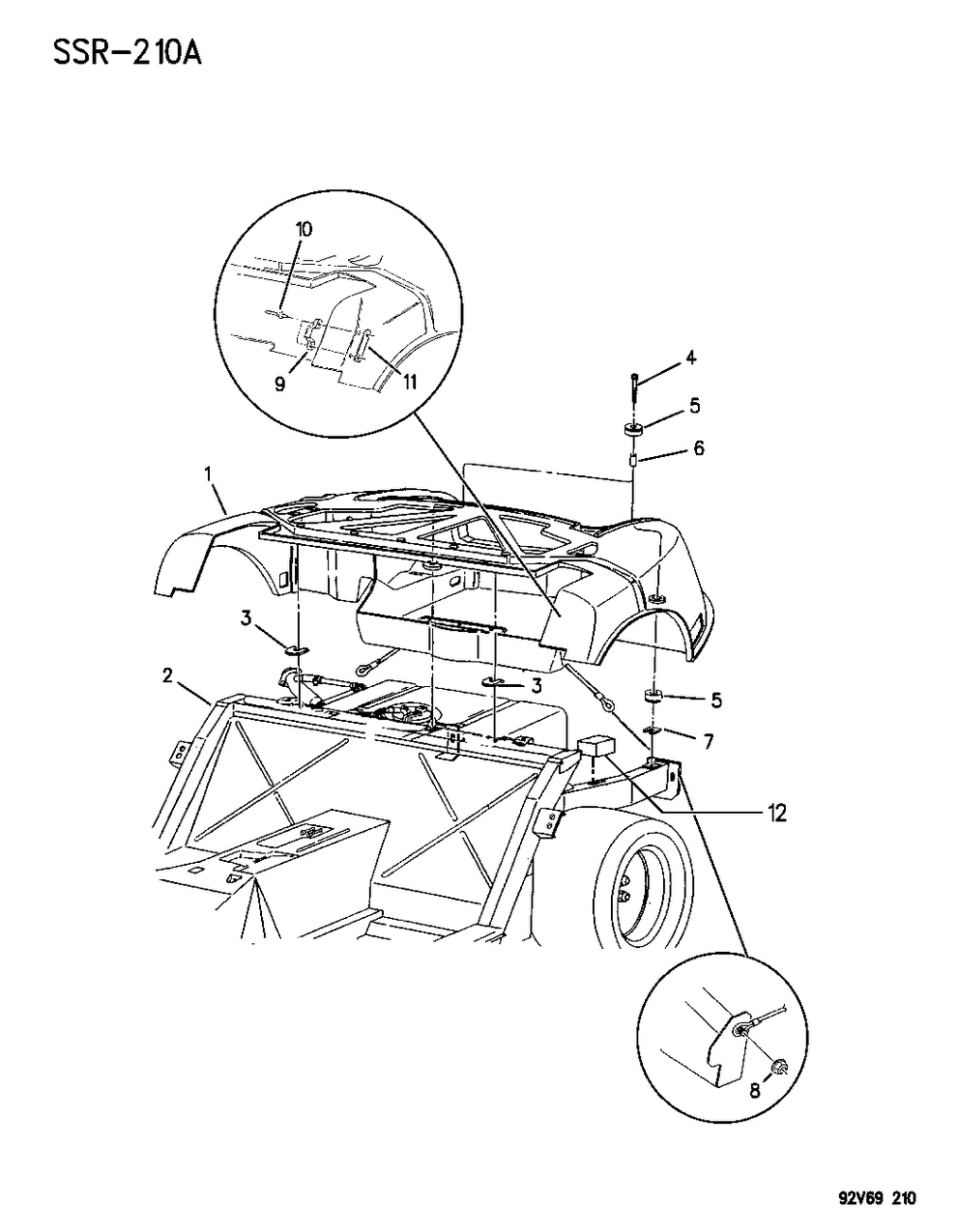 Mopar 4763835 Pan-Trunk PRIMED