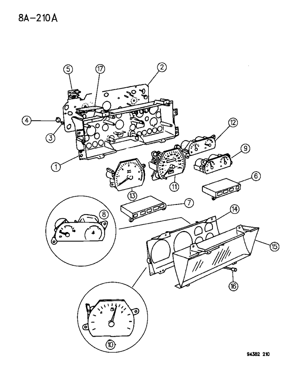 Mopar 4723976 Gauge Large Fuel