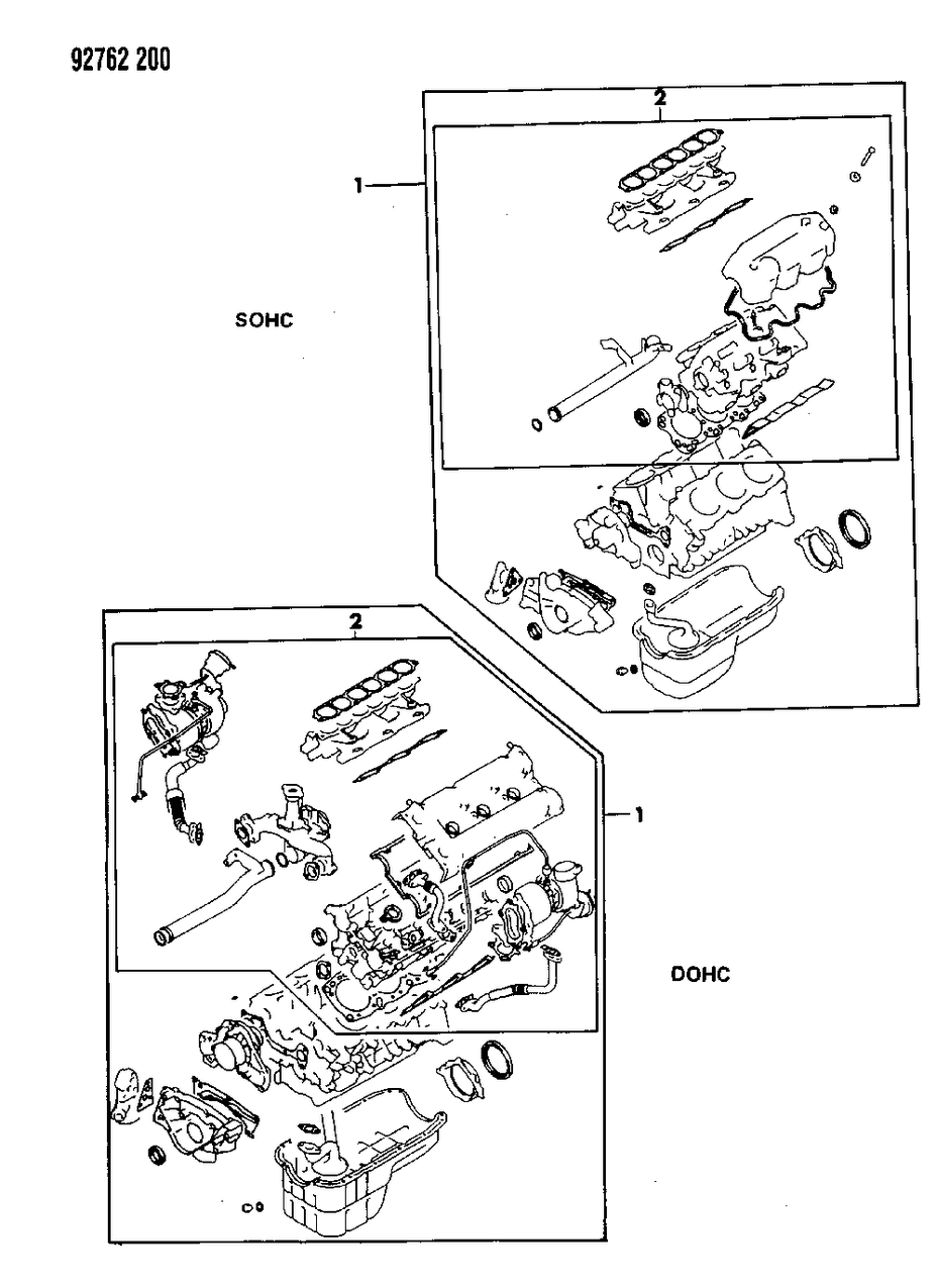 Mopar MD971183 Gasket Pkg Engine Overhaul