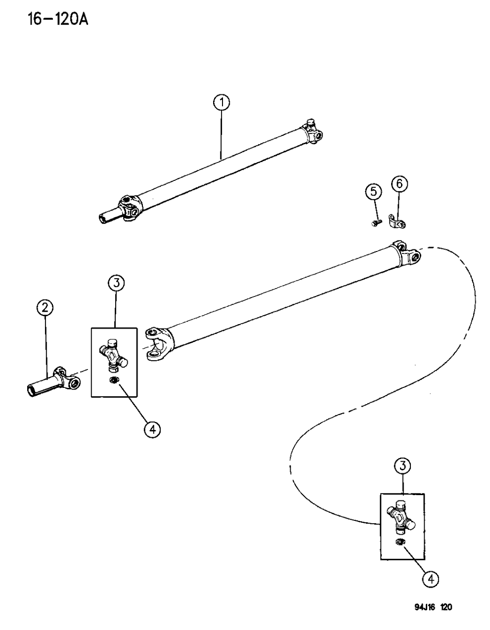 Mopar 52098215 Shaft, Propeller