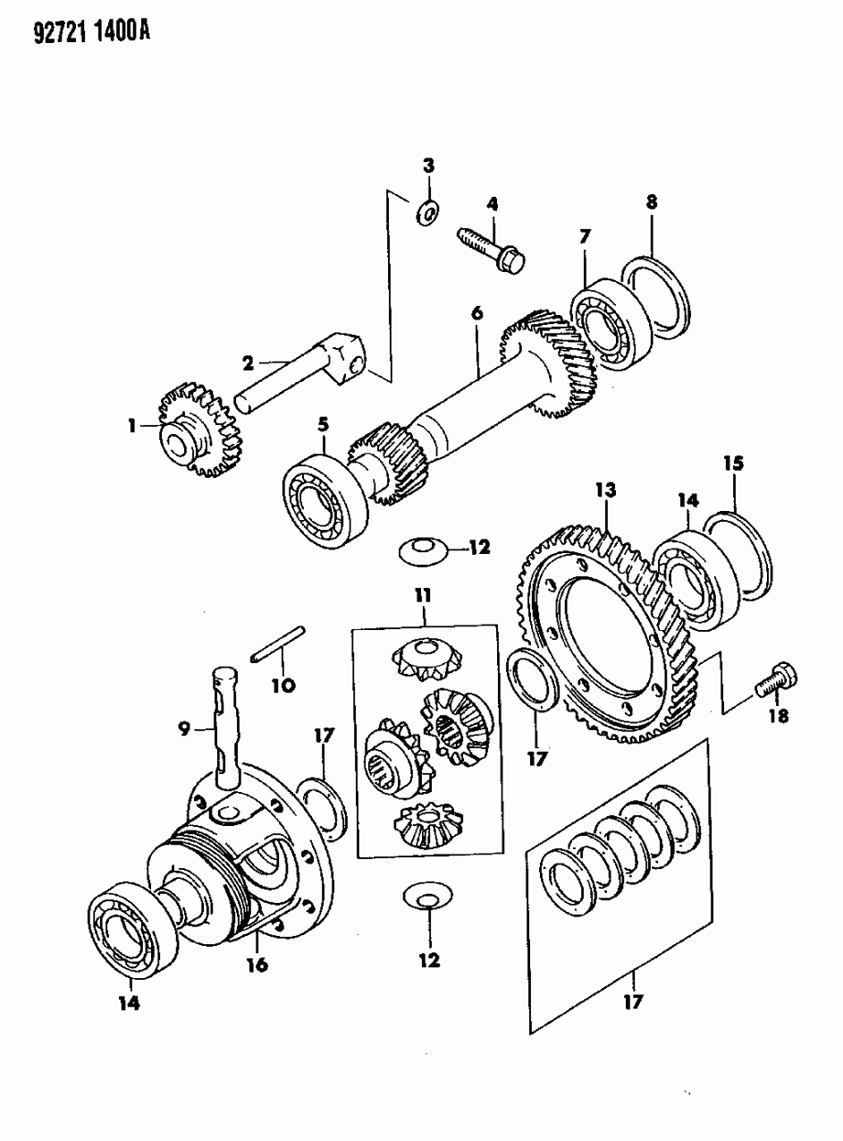 Mopar MD743334 Gear