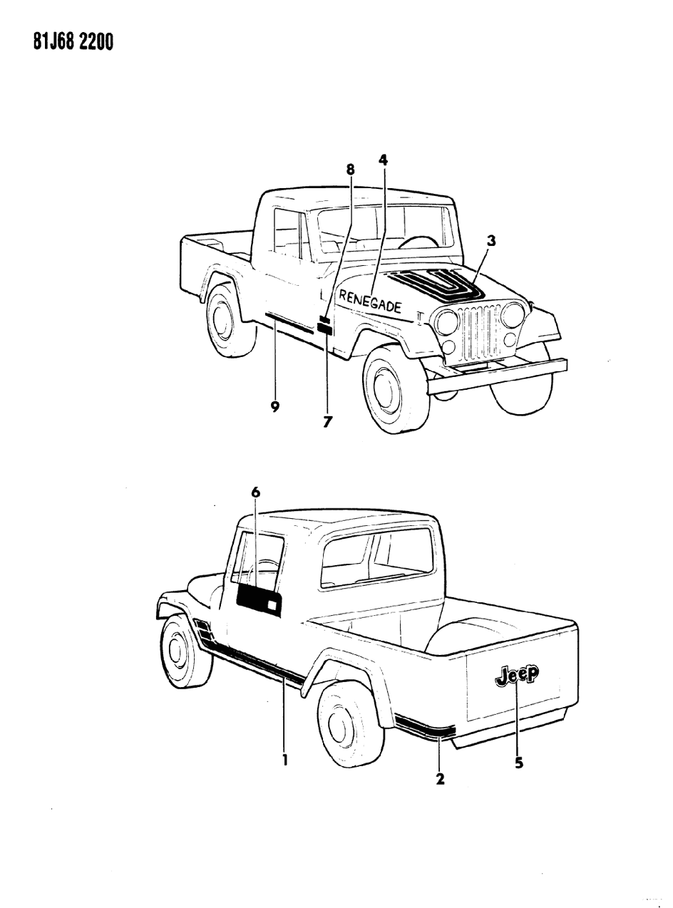 Mopar J5461681 Decal