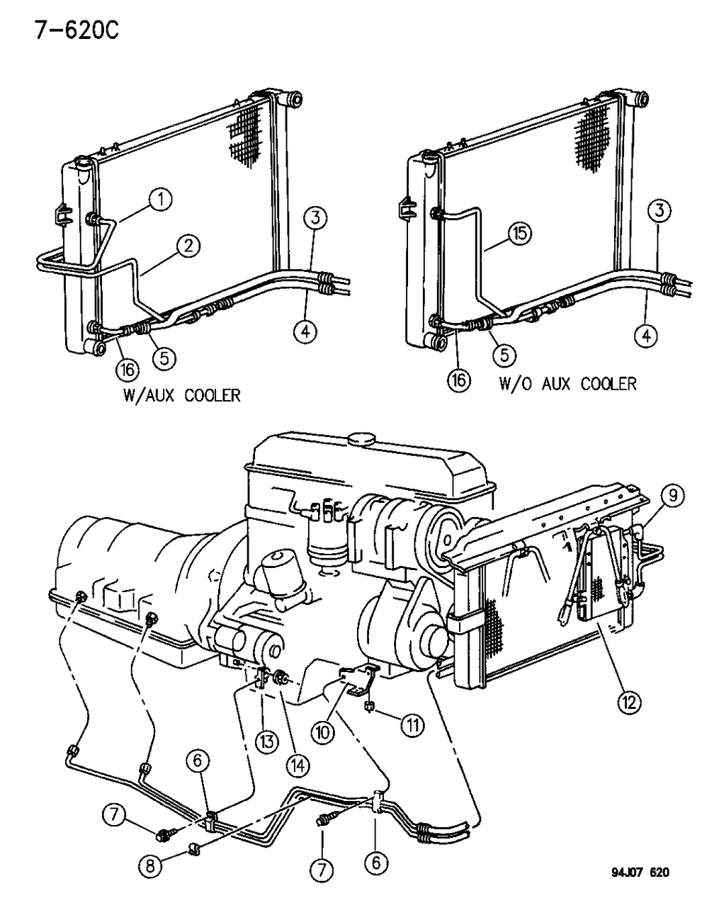 Mopar 52027675 Tube Trans Aux O/C Return