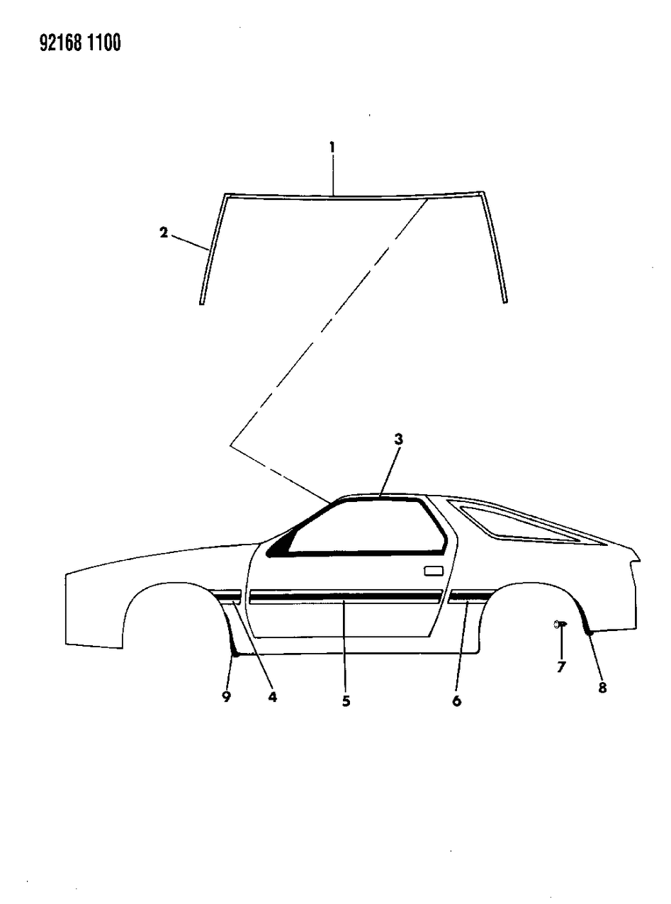 Mopar 5261979 Splash-Guard-Fender Mud Flap