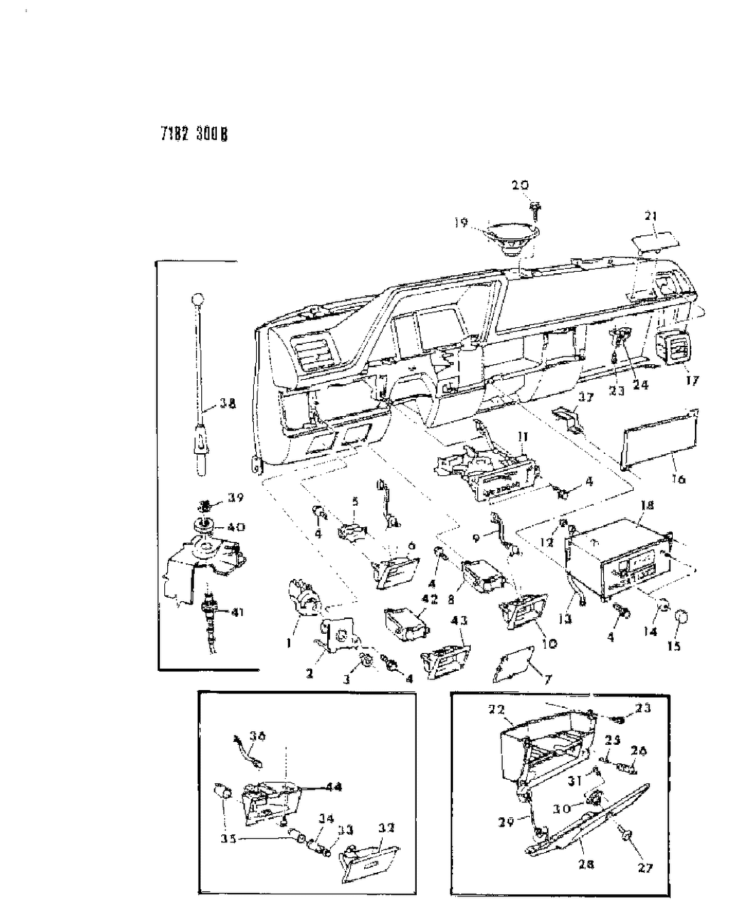 Mopar 4047424 Cable Instrument Panel G/BOX Door Check