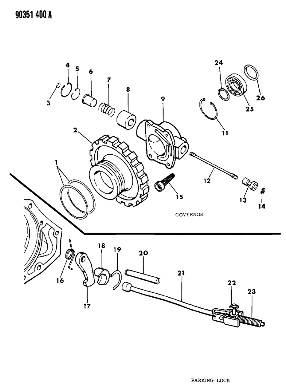 Mopar 4617238 Weight Trans Governor 4800