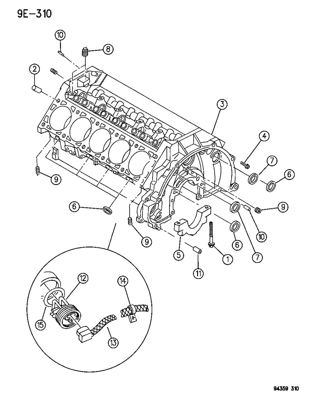 Mopar R2080411 Block-Long