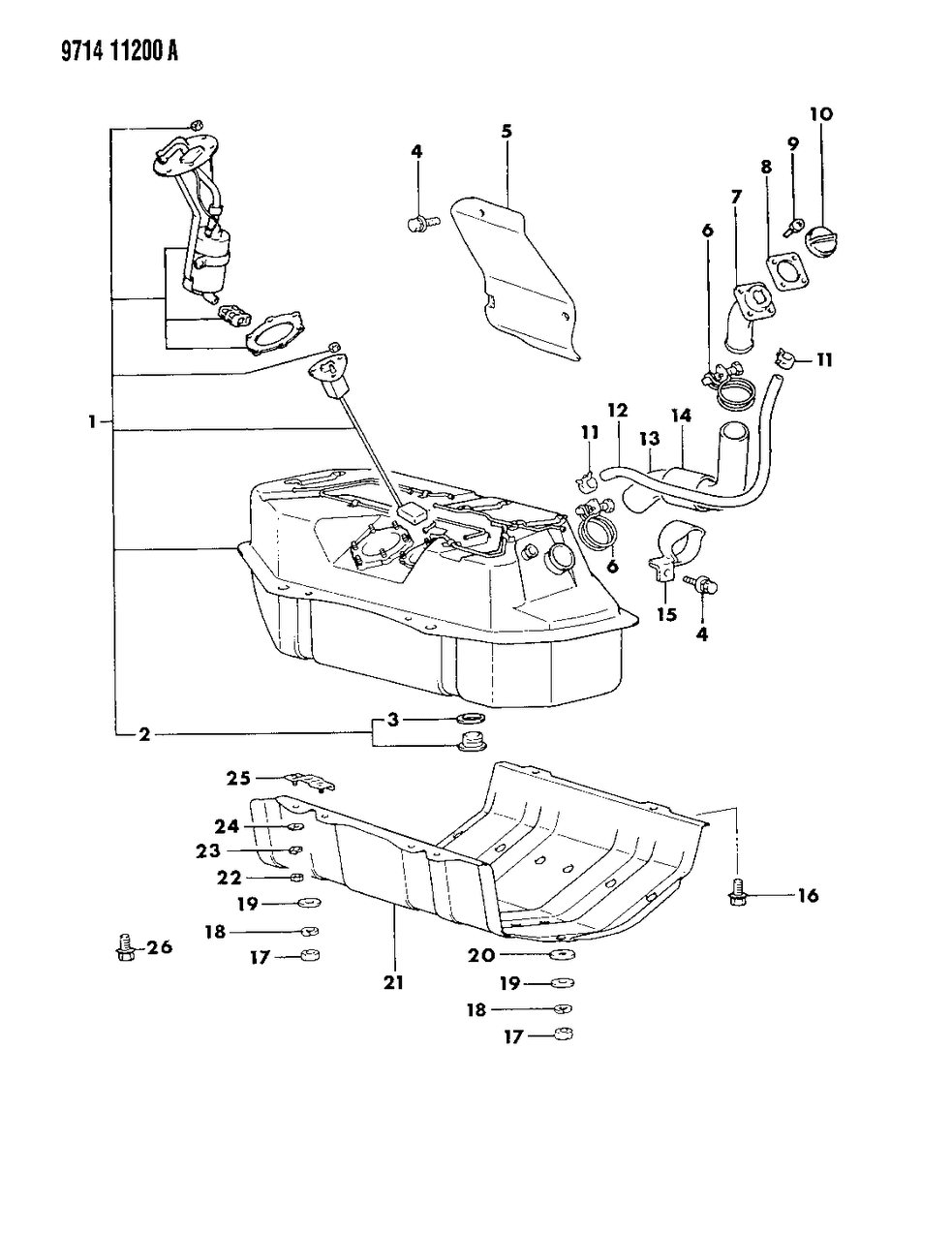 Mopar MS240158 Bolt