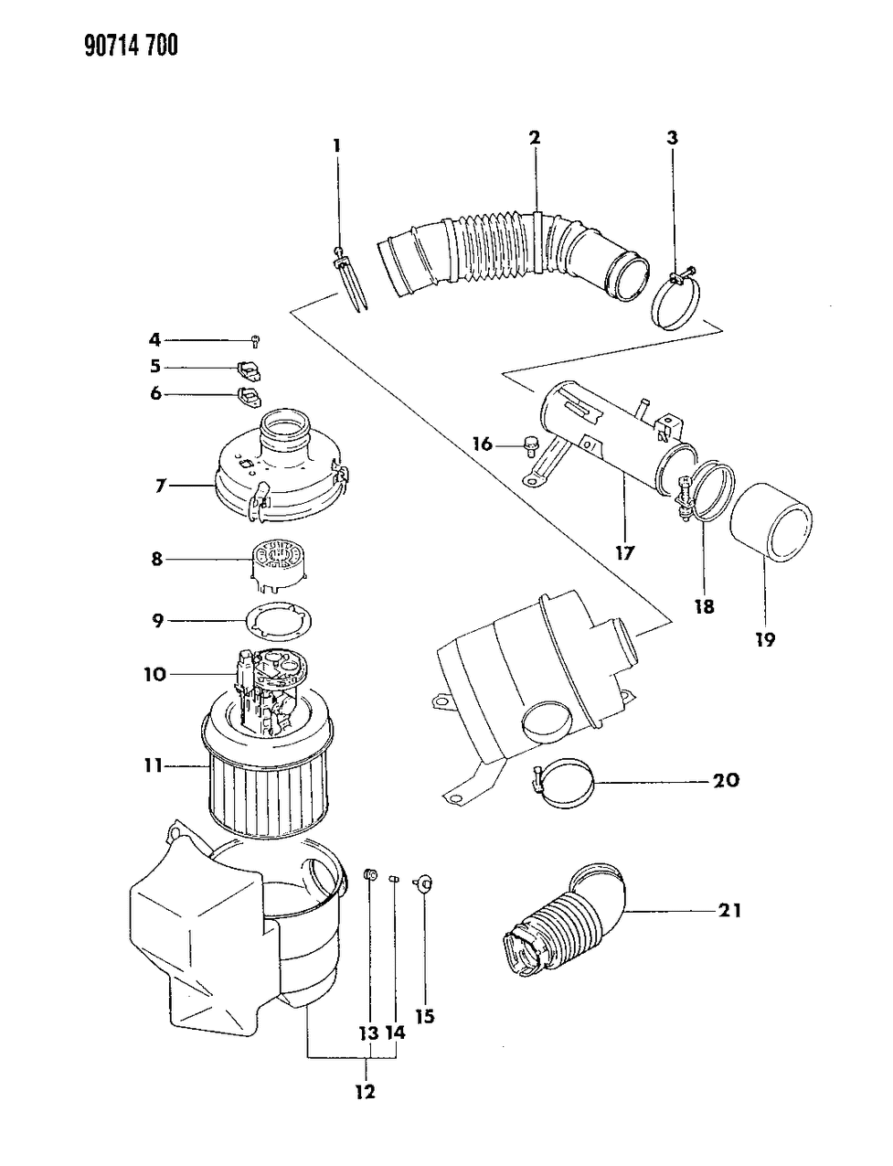 Mopar MD118126 Sensor, Air Flow, Barometric Pressure And Intake Air Temp.