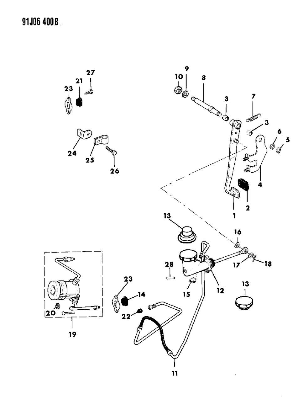 Mopar 53007964 Pedal Clutch Asm