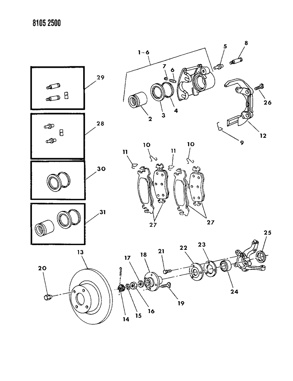 Mopar 4397499 Front Wheel Bearing