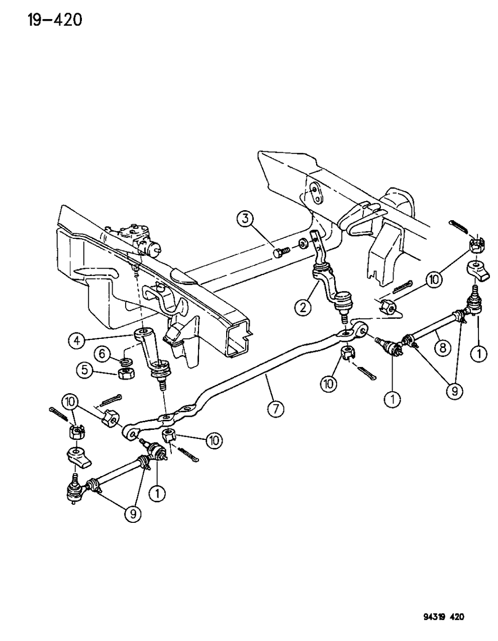 Mopar 52007385 Arm-Pitman