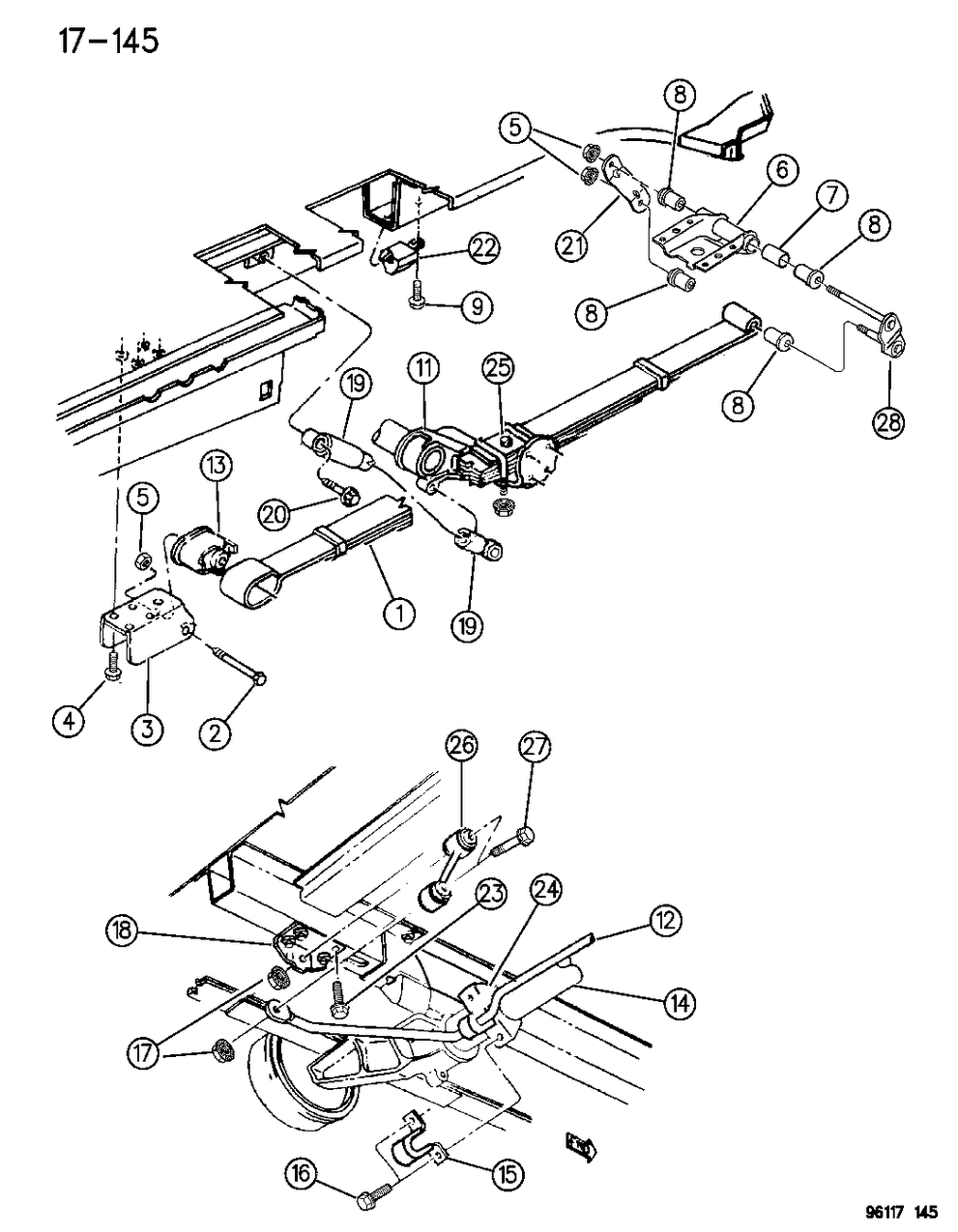 Mopar 4694926 Spring Rear Leaf