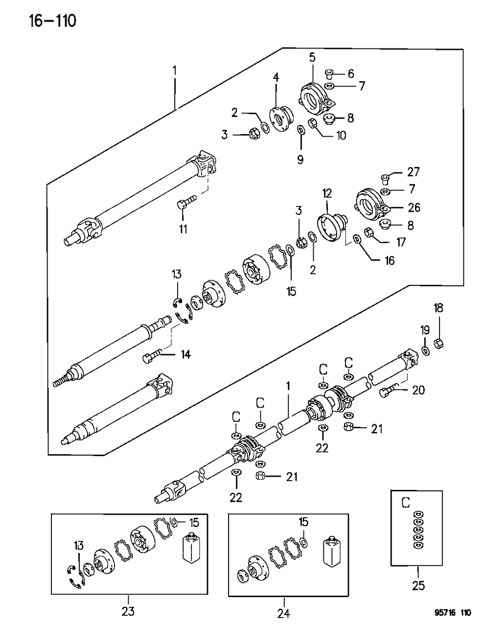 Mopar MB661355 FLANGE-DRIVESHAFT YOKE