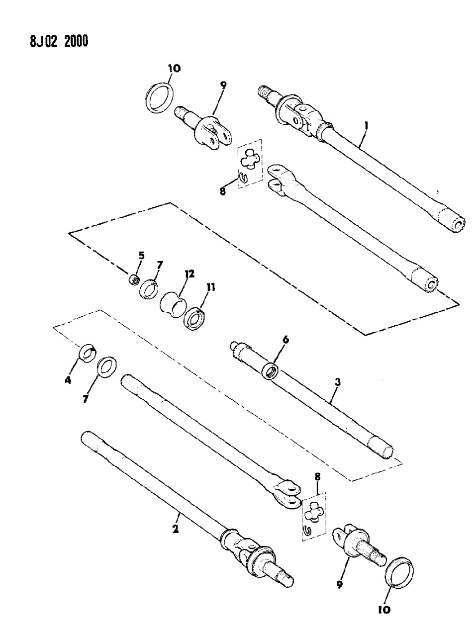 Mopar J8126232 RETAINER-Steering Column Bearing