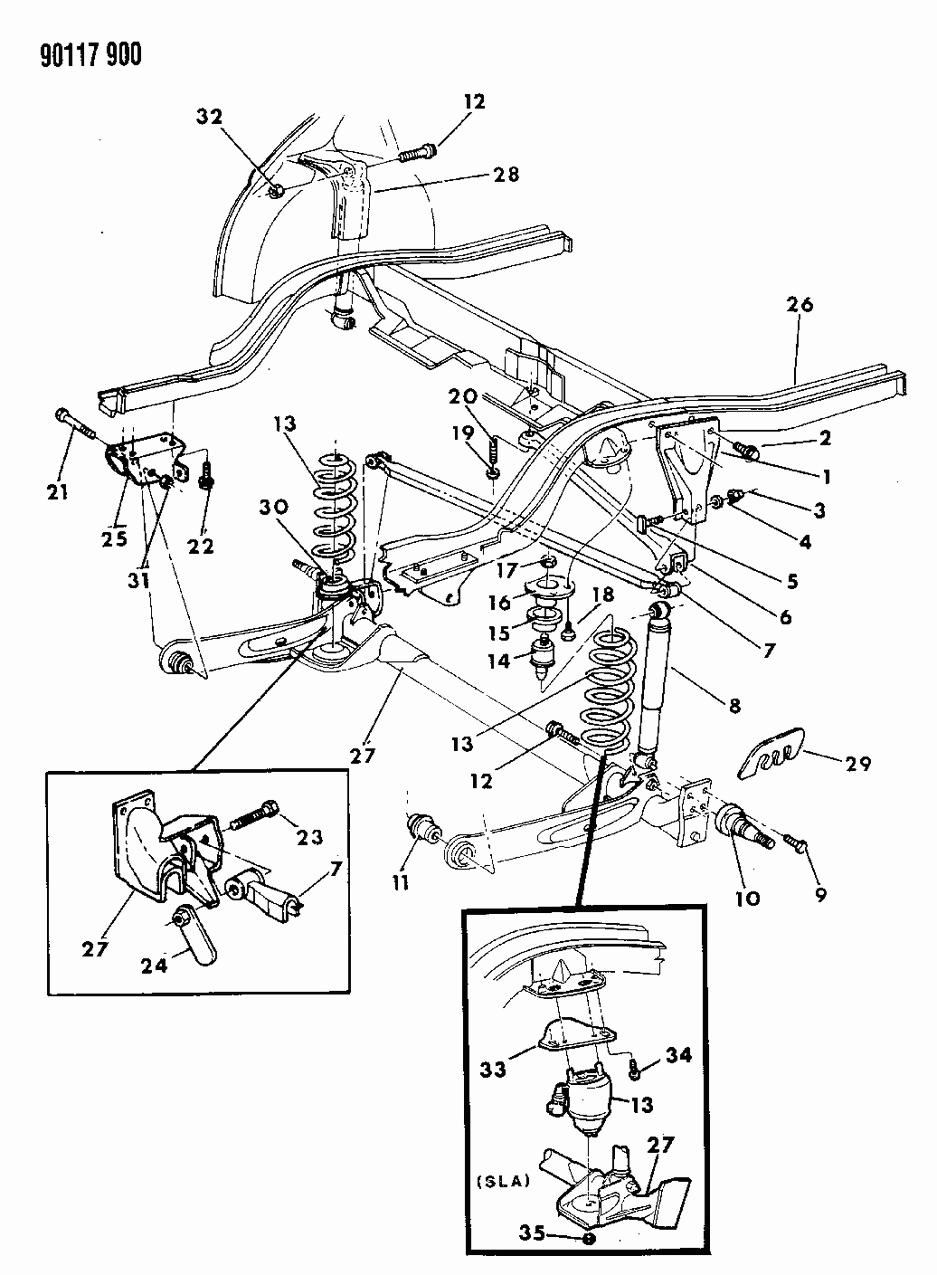 Mopar 4421250 Crossmember, Rear Suspension Control Arm & Axle Channel W/Stud Suspension