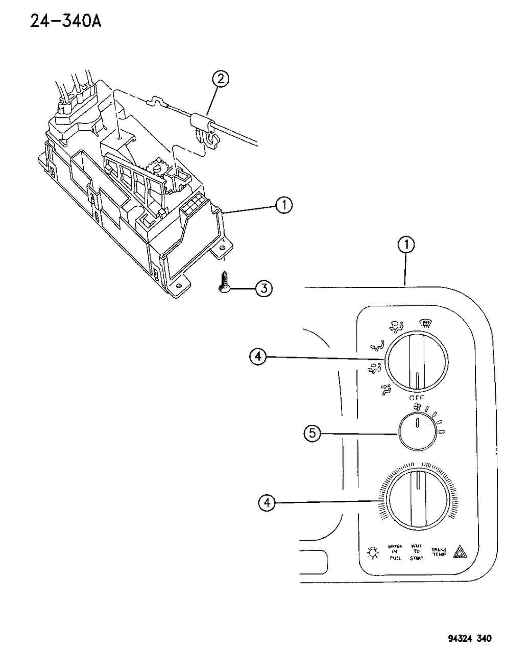 Mopar 4882511 Control-Blower Switch