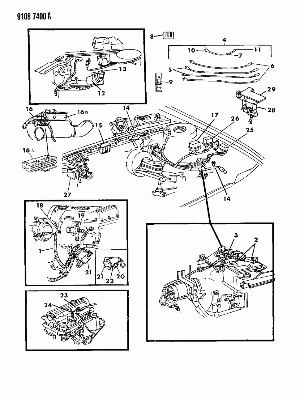 Mopar 4450974 Wiring Asm Throttle Body