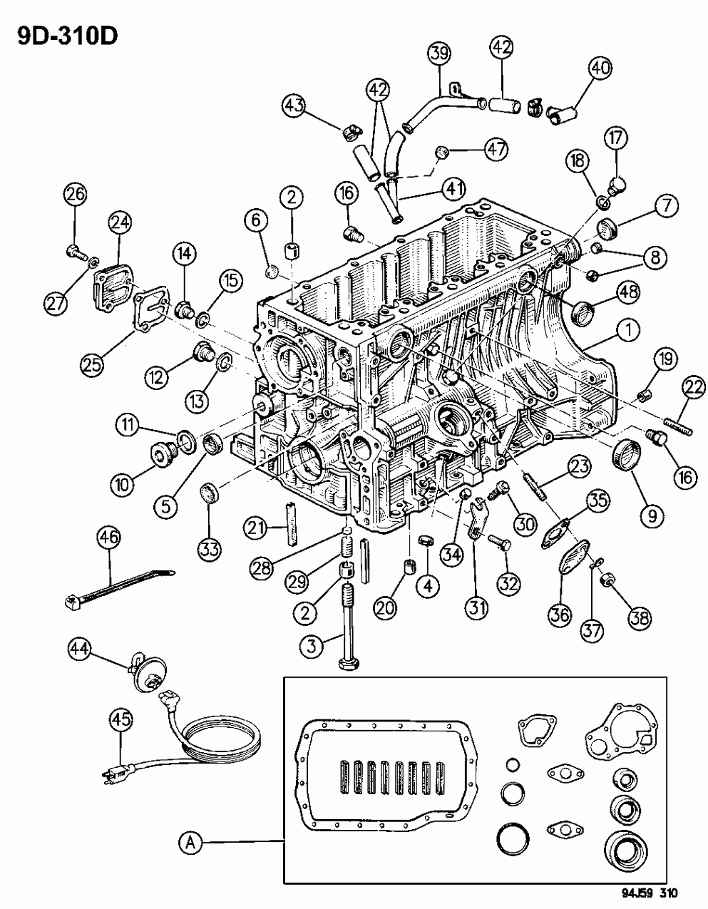 Mopar T1349381 Seal-Main Bearing Cap