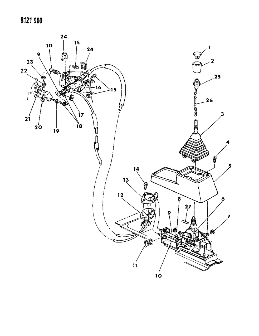 Mopar 4443404 Mechanism Assembly, Gearshift