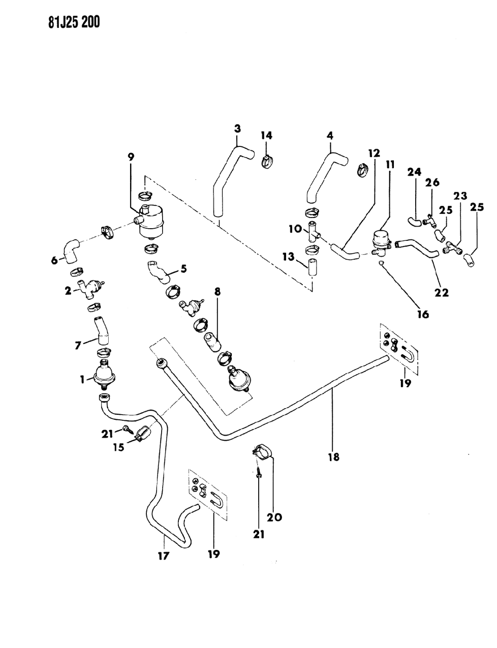 Mopar 53000608 Tube Asm Pulse Air Ck VIV