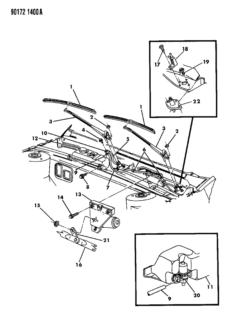 Mopar 4389387 Pivot, Wiper