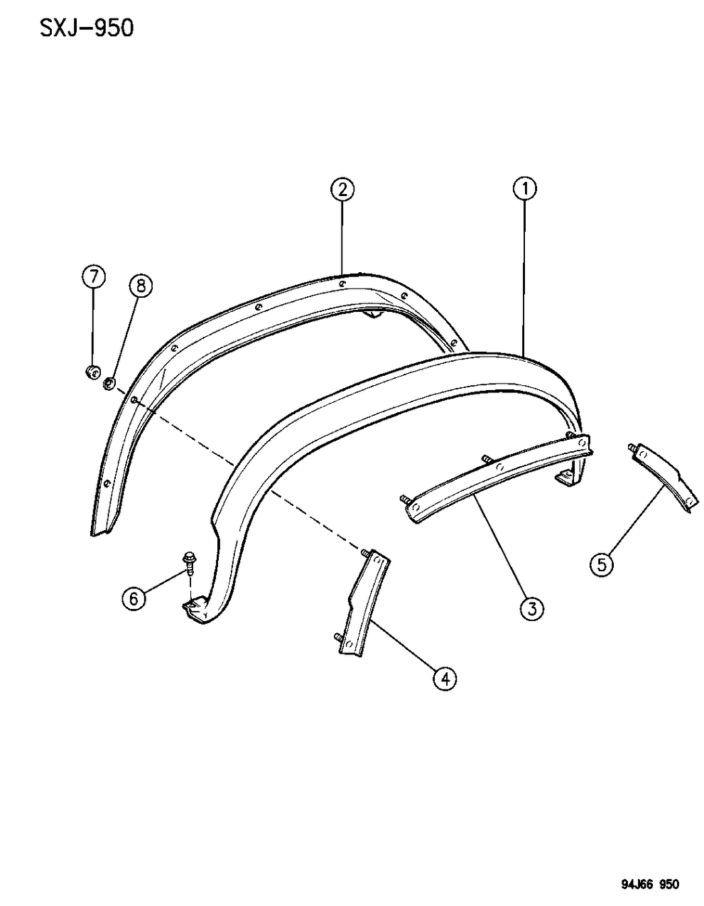 Mopar 5EU62SX9 Applique