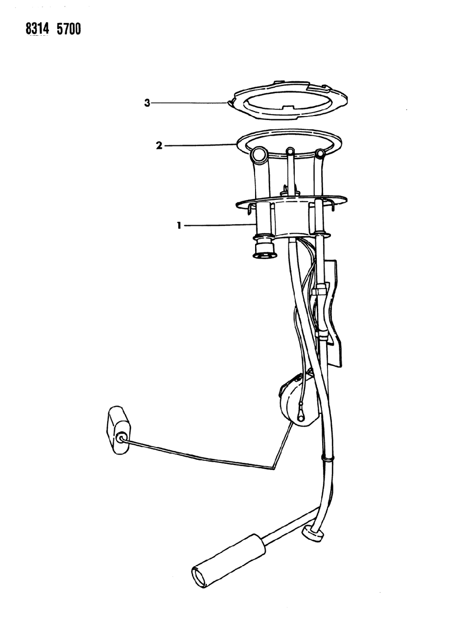 Mopar 4185001 RETAINER-Fuel Tank Gage