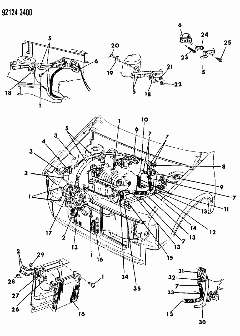 Mopar 4540269 Hose HTR Core To Tube